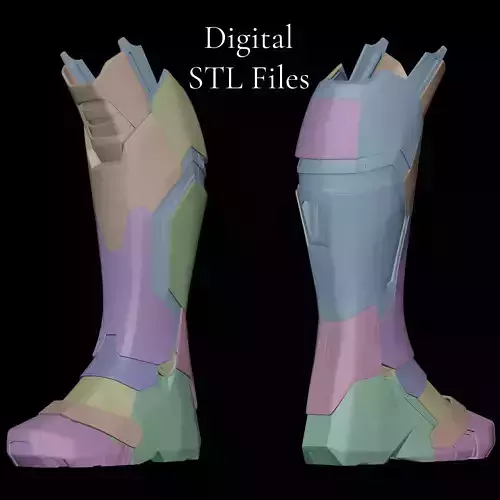 Iron Man Motorized MK 42 and 43 3D Printable Boot