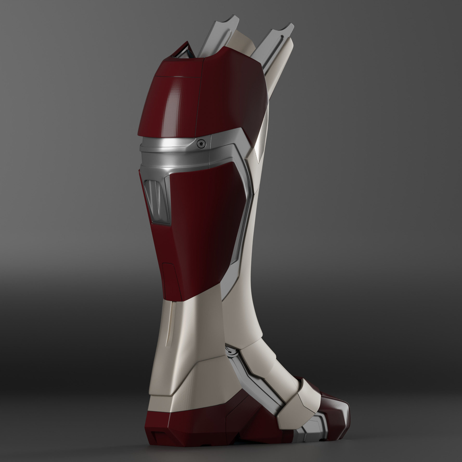 Iron Man Motorized MK 42 and 43 3D Printable Boot 3D print model_3