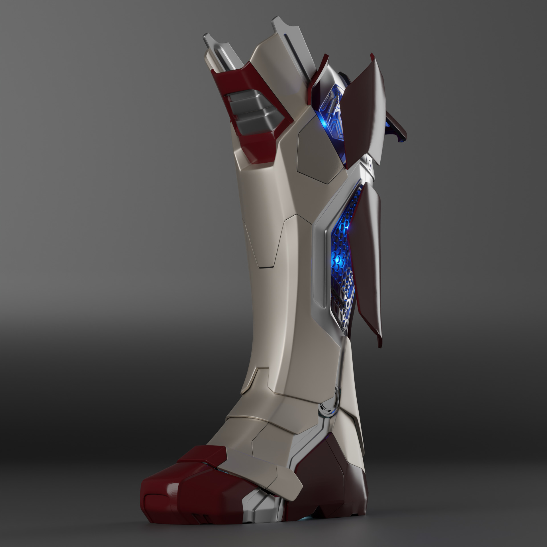 Iron Man Motorized MK 42 and 43 3D Printable Boot 3D print model_4