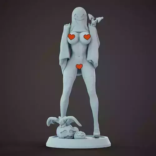 Girl Ghost 02 3D print model