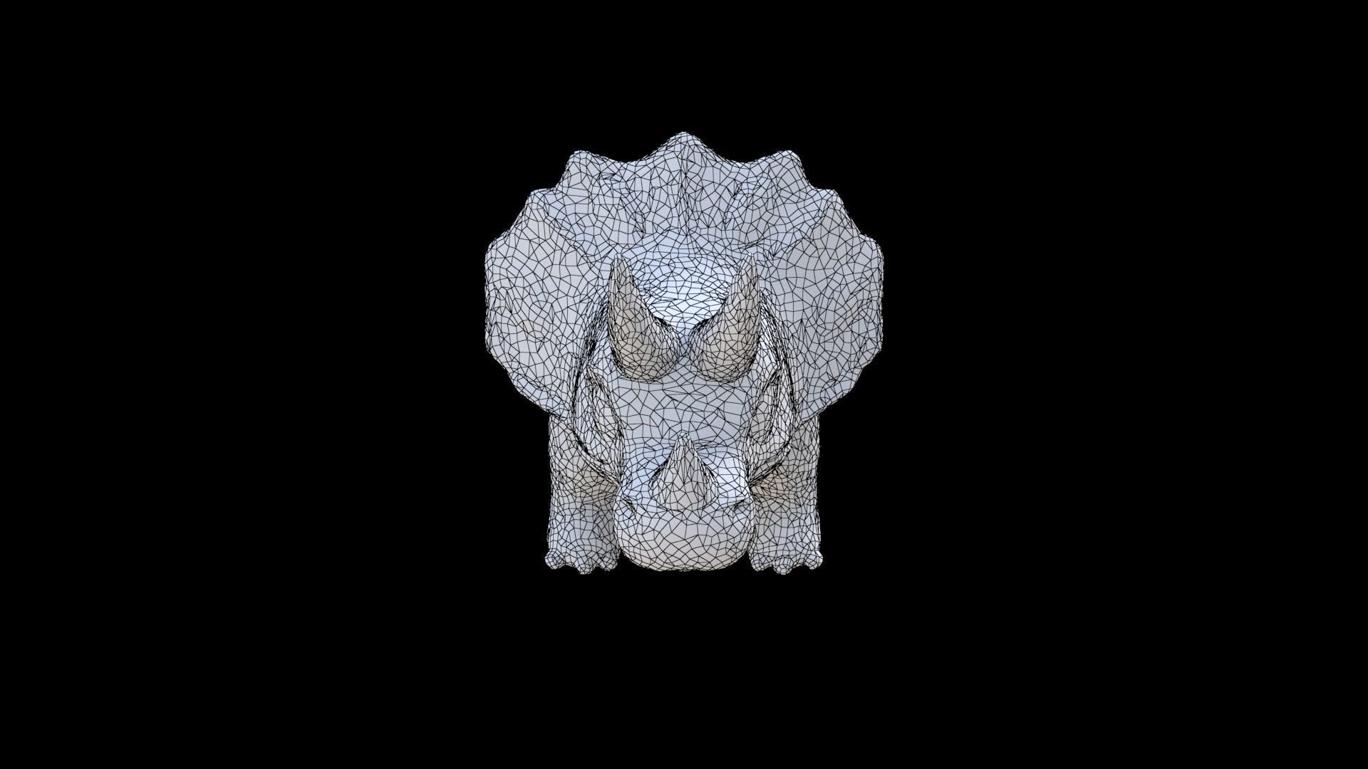 Triceratops 3D model_6