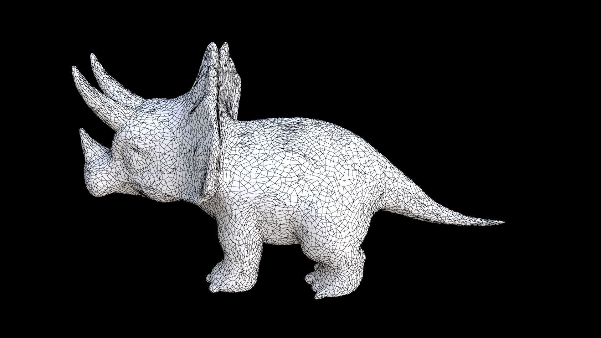 Triceratops 3D model_7