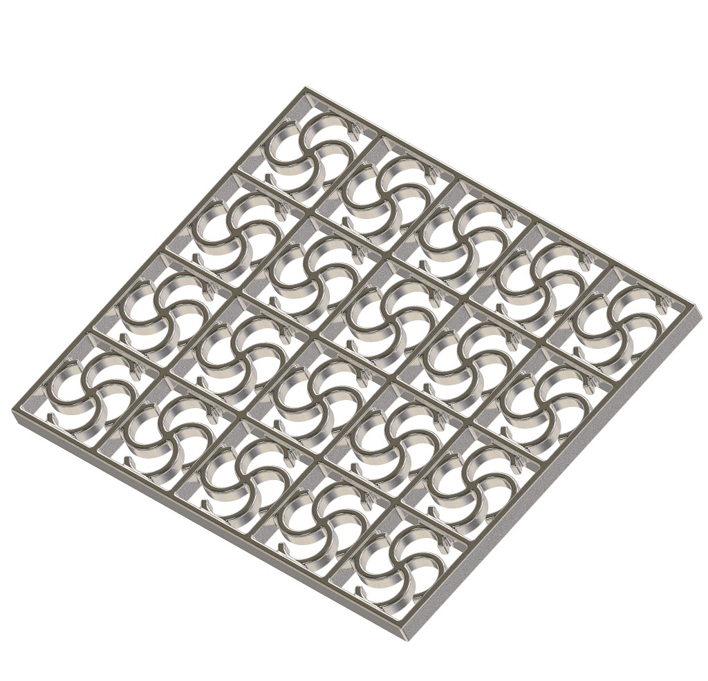 Luxurious Window Grill 3D print model_2