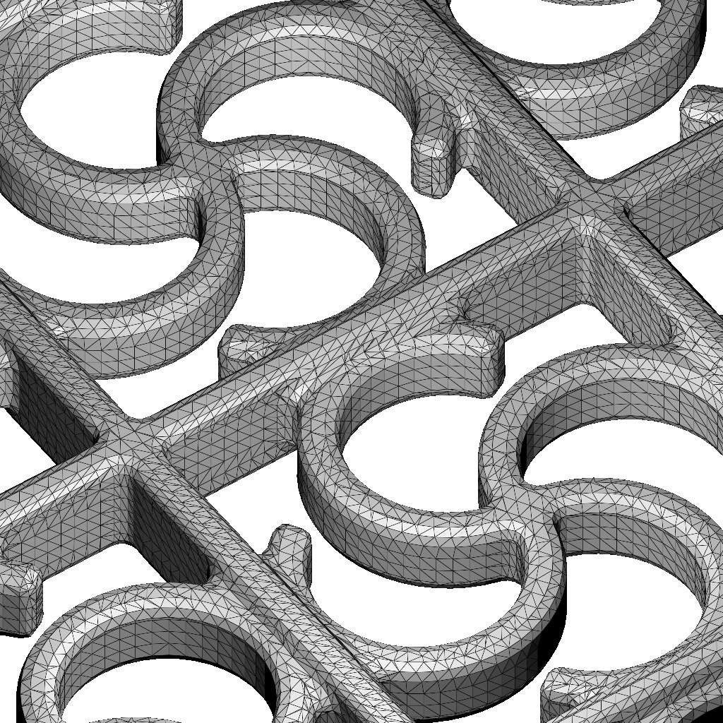 Luxurious Window Grill 3D print model_5