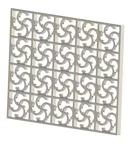 Luxurious Window Grill 3D print model