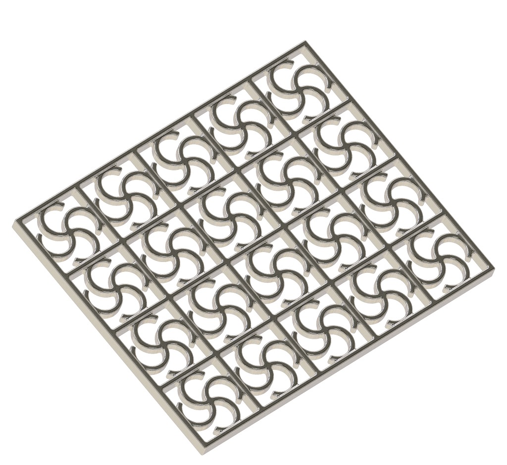 Luxurious Window Grill 3D print model_3