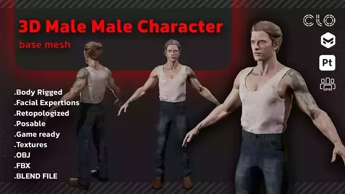 Male Character infinity