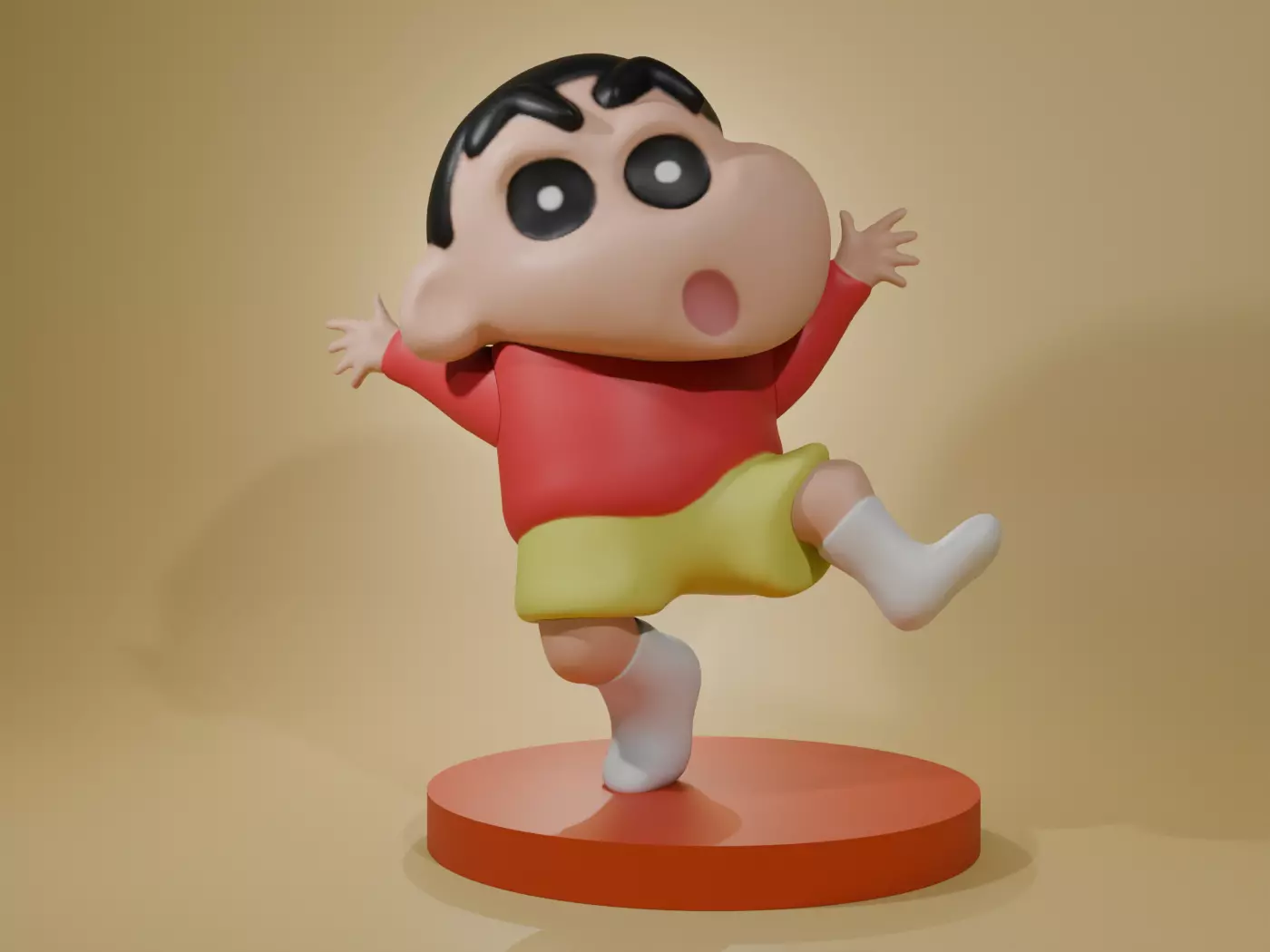 Crayon Shin-chan Cute Figure  3D print model_0