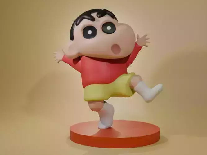 Crayon Shin-chan Cute Figure  3D print model