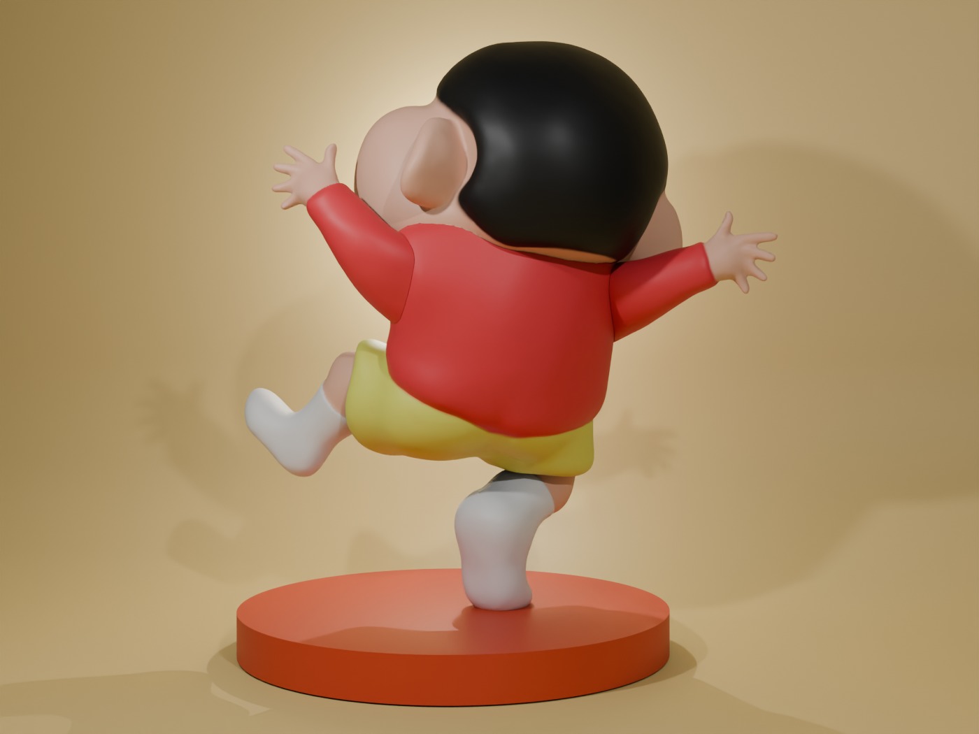 Crayon Shin-chan Cute Figure  3D print model_1