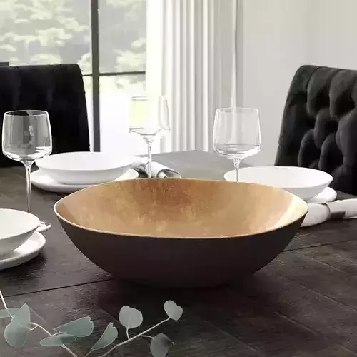 Lipinski Large Round Decorative Bowl