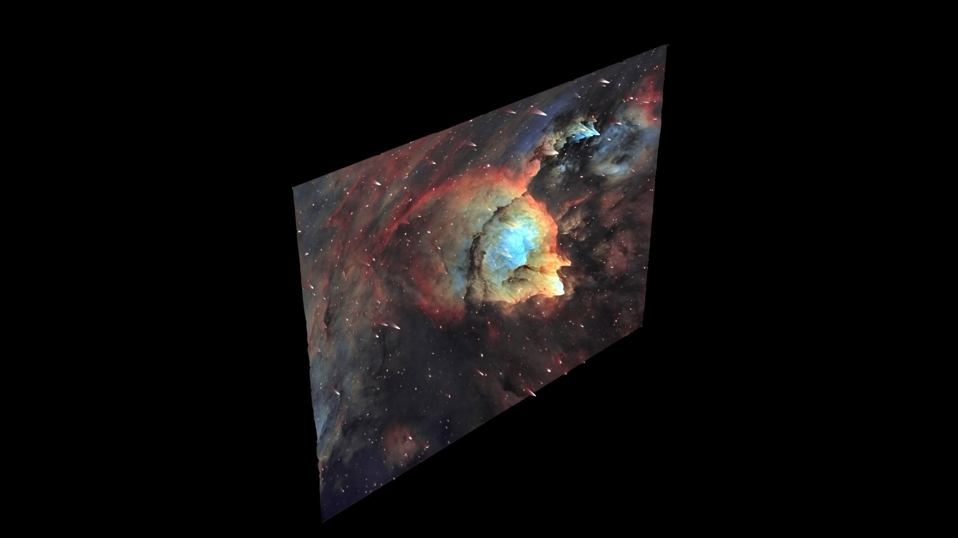 Fish Head Nebula 3D model_1
