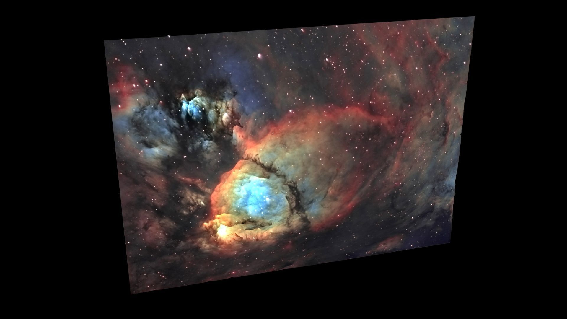 Fish Head Nebula 3D model_3