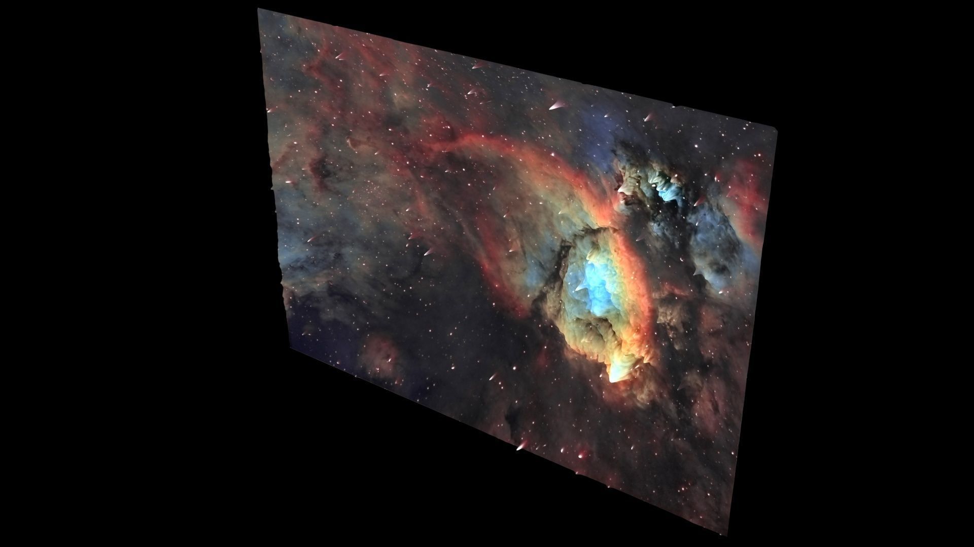 Fish Head Nebula 3D model_2