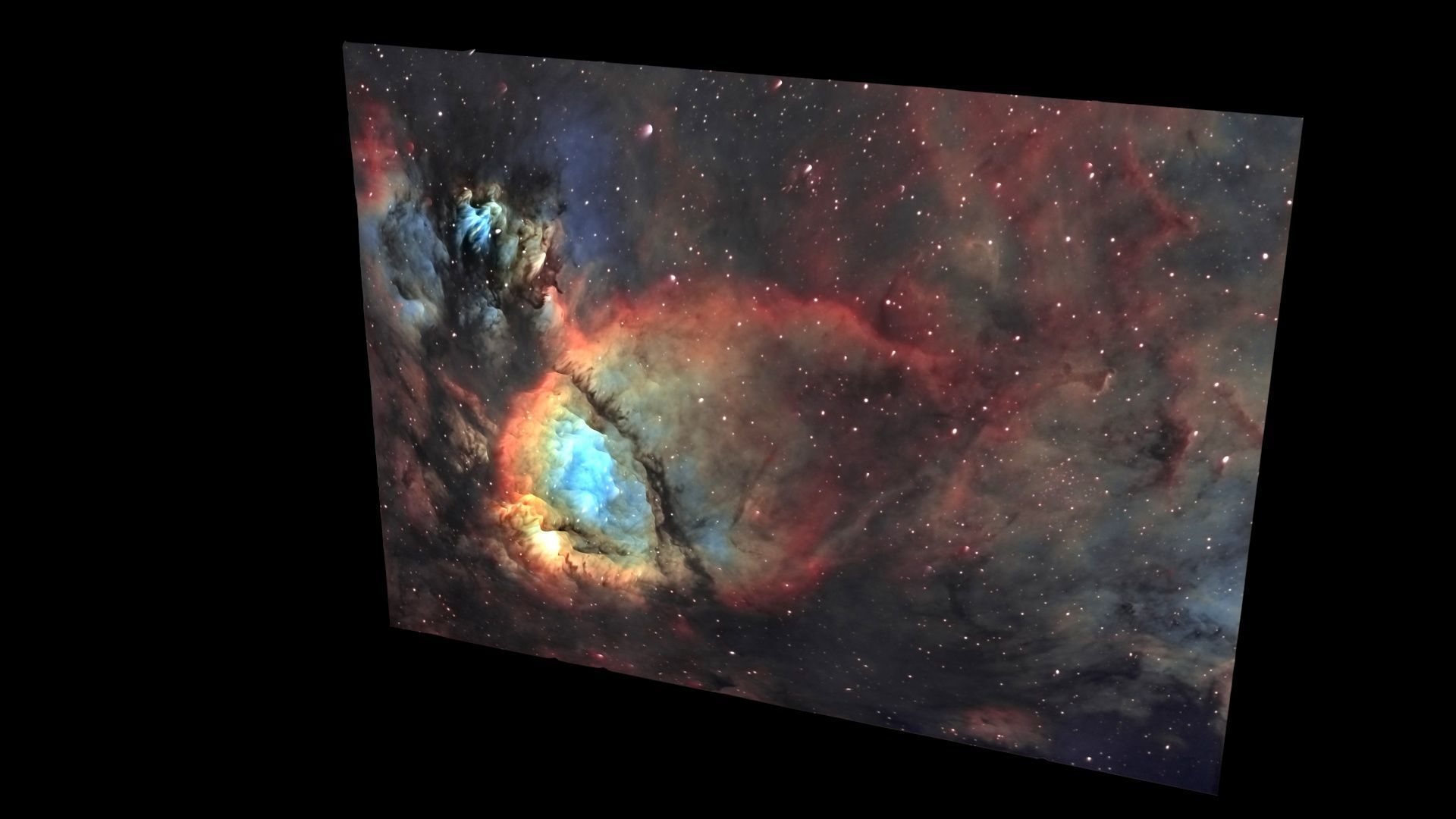 Fish Head Nebula 3D model_4