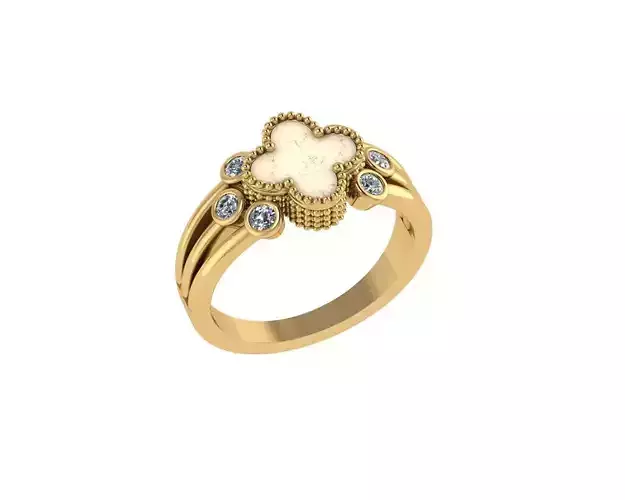 Girls Fashion Rings 3D print model