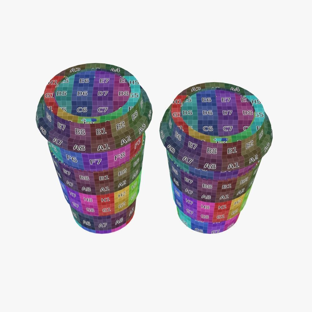 Paper Coffee Cup 3D model_12