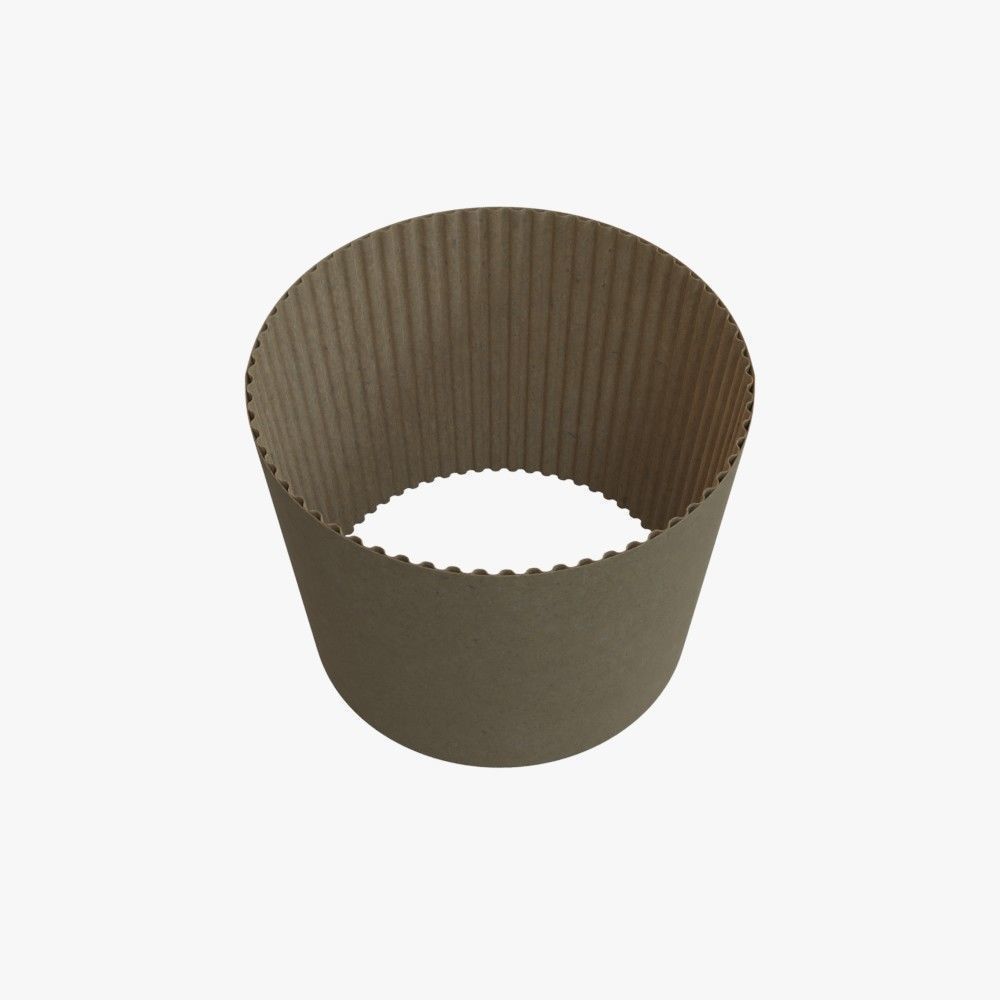 Paper Coffee Cup 3D model_7