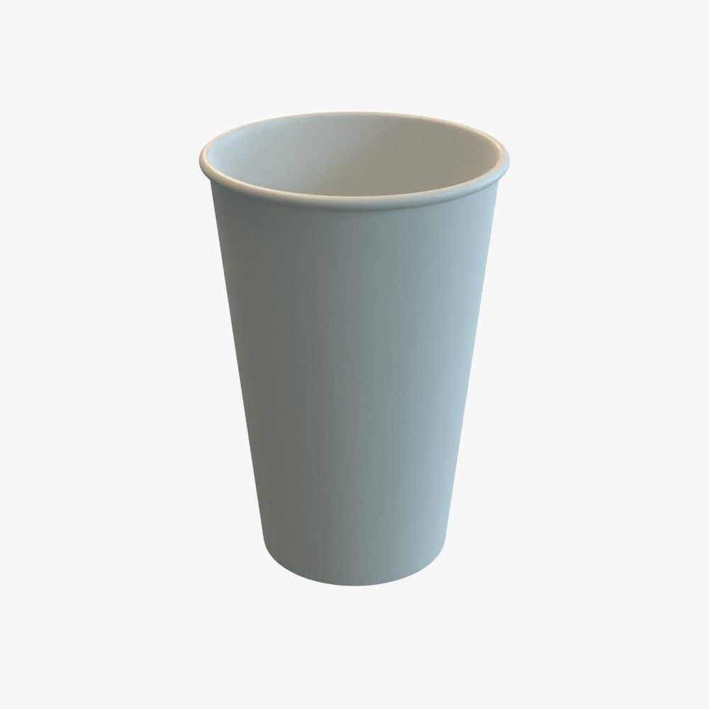 Paper Coffee Cup 3D model_6