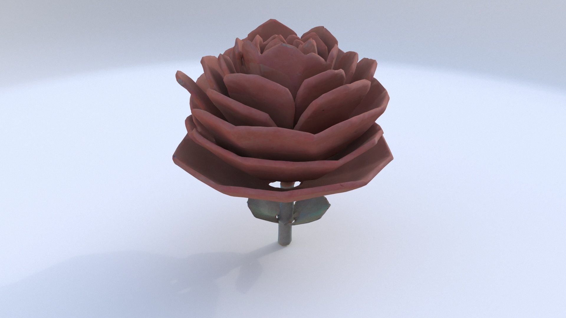 Rose 3D model_1
