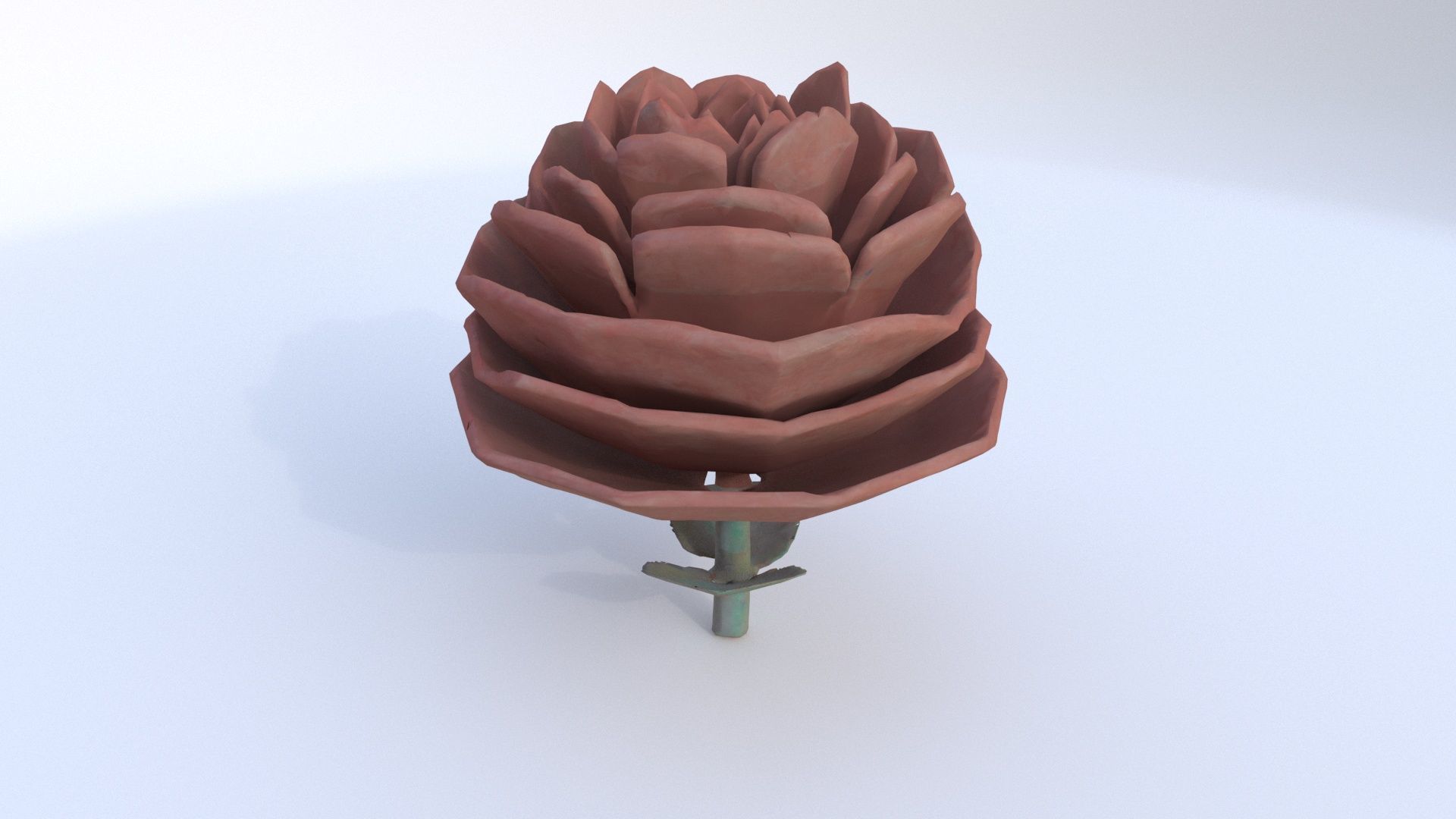 Rose 3D model_2