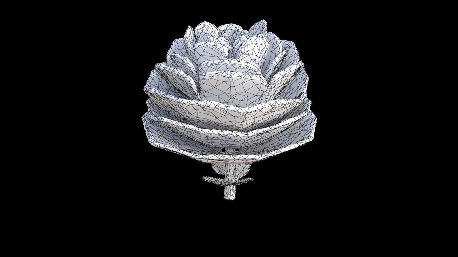 Rose 3D model_7
