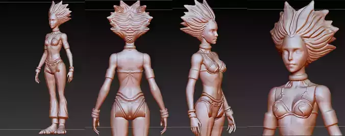 Star wars  diva shaliqua phatom manace 3D print model