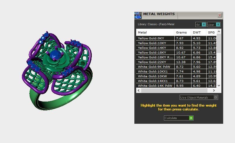 Flower Rings 3D print model_4