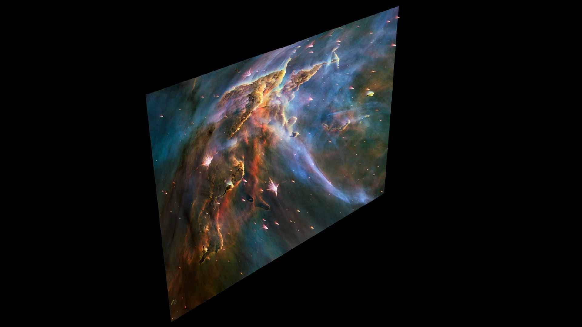 Carina Nebula 3D model_1