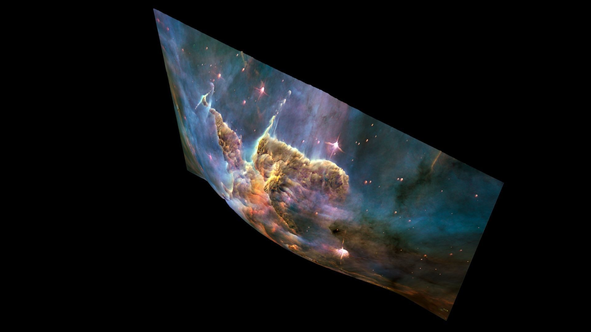 Carina Nebula 3D model_4