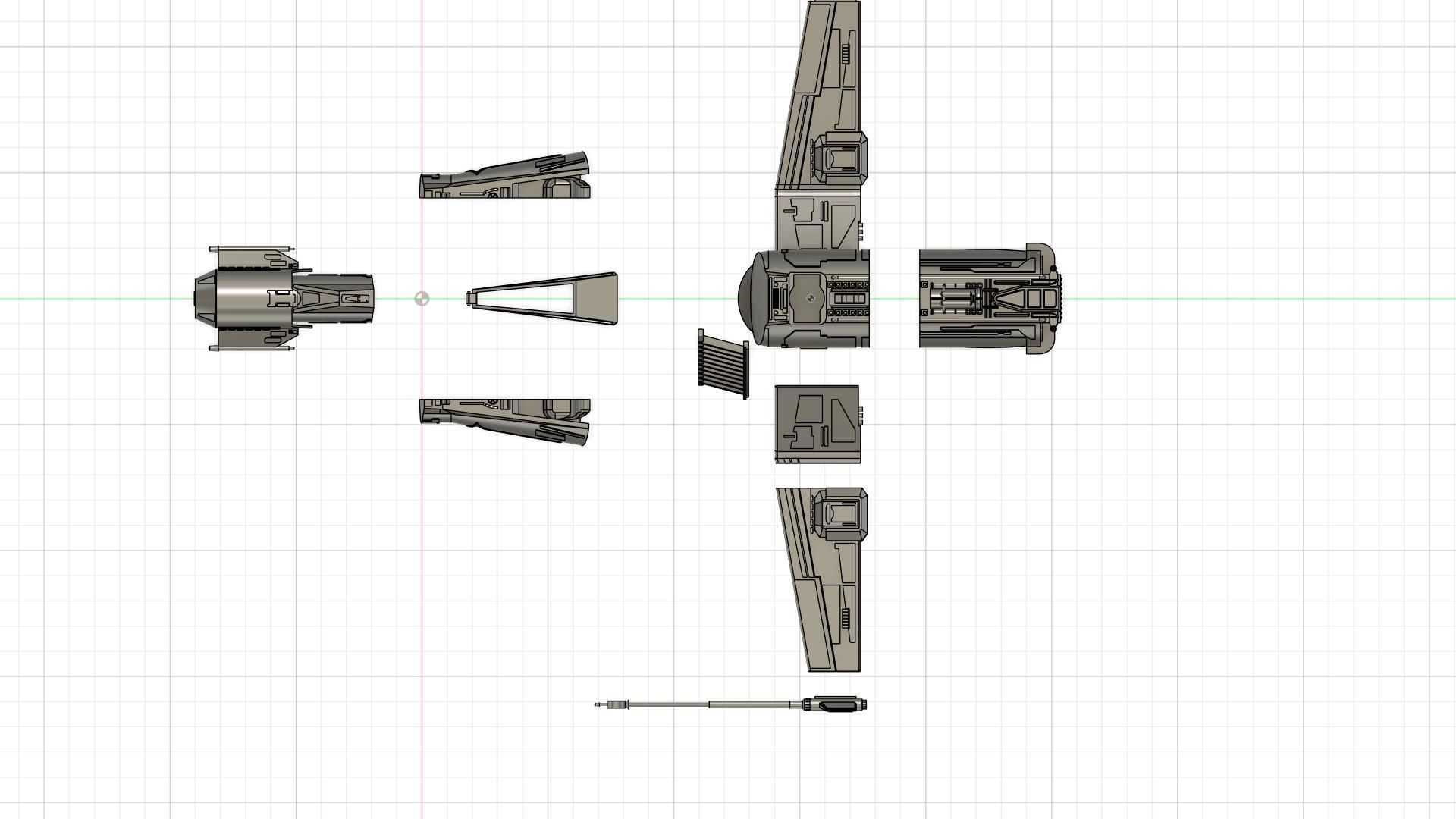 Star wars  Kaz xiono Fireball 3D print model_3