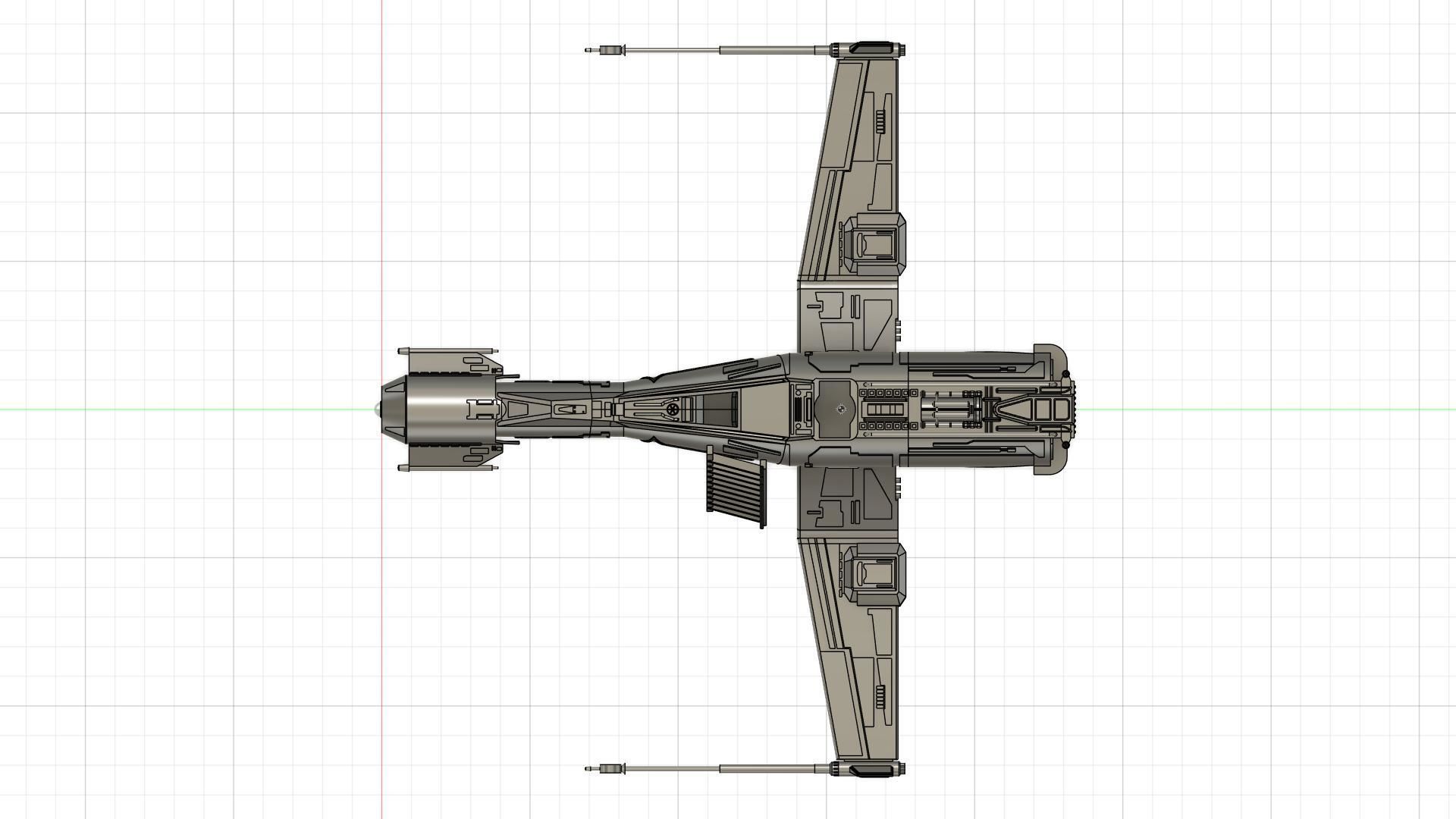 Star wars  Kaz xiono Fireball 3D print model_7