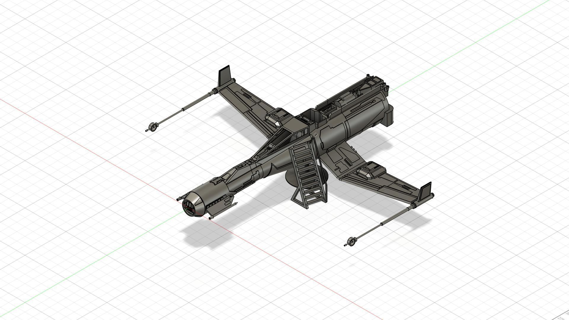 Star wars  Kaz xiono Fireball 3D print model_1