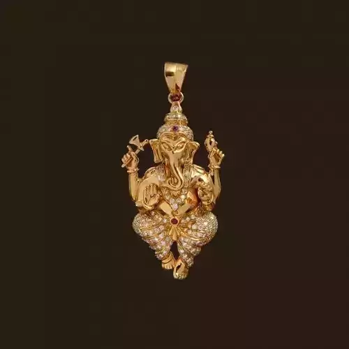 South Ganesh pendant gold pendant 