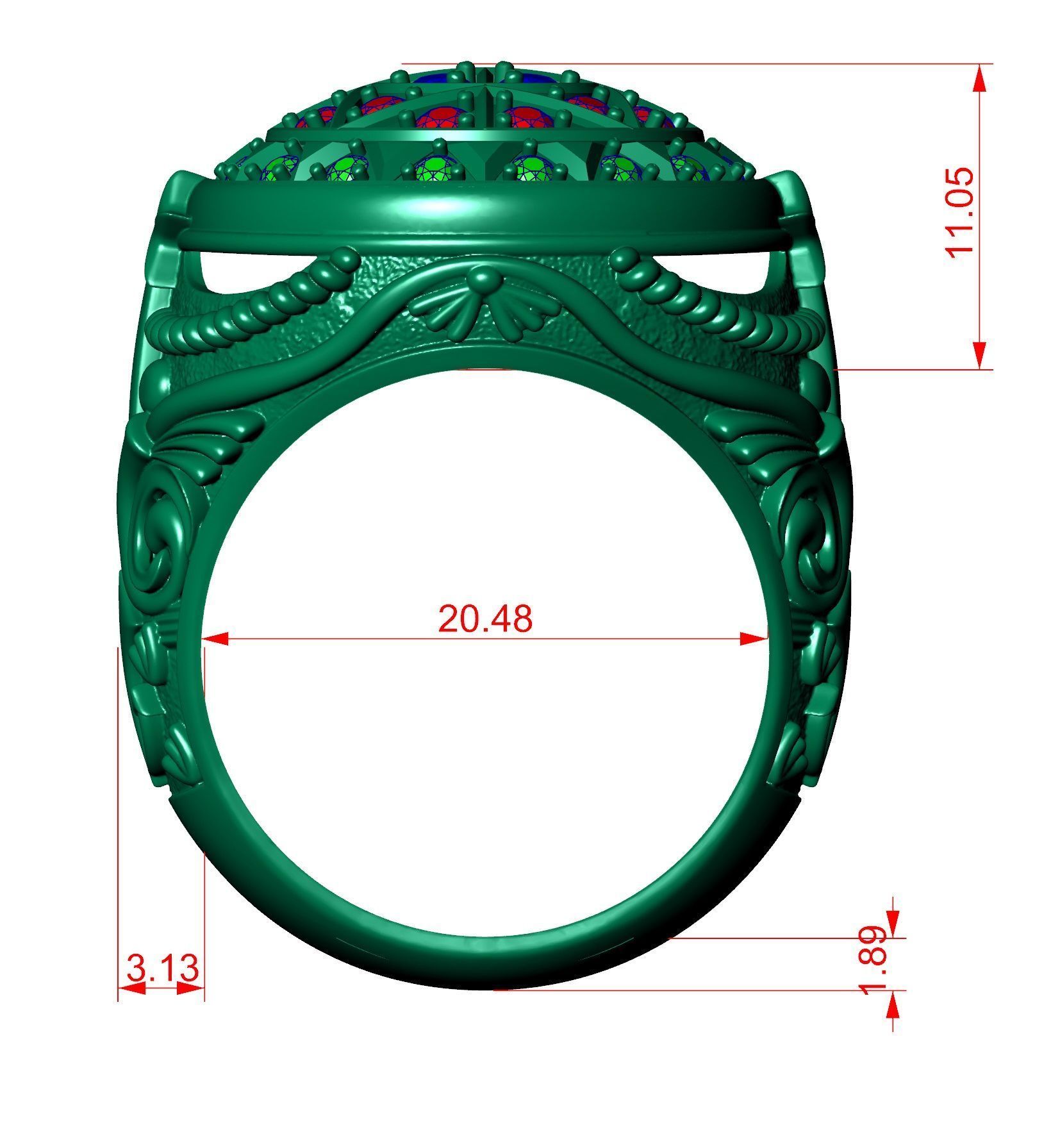 ROSETAS 01 3D print model_17