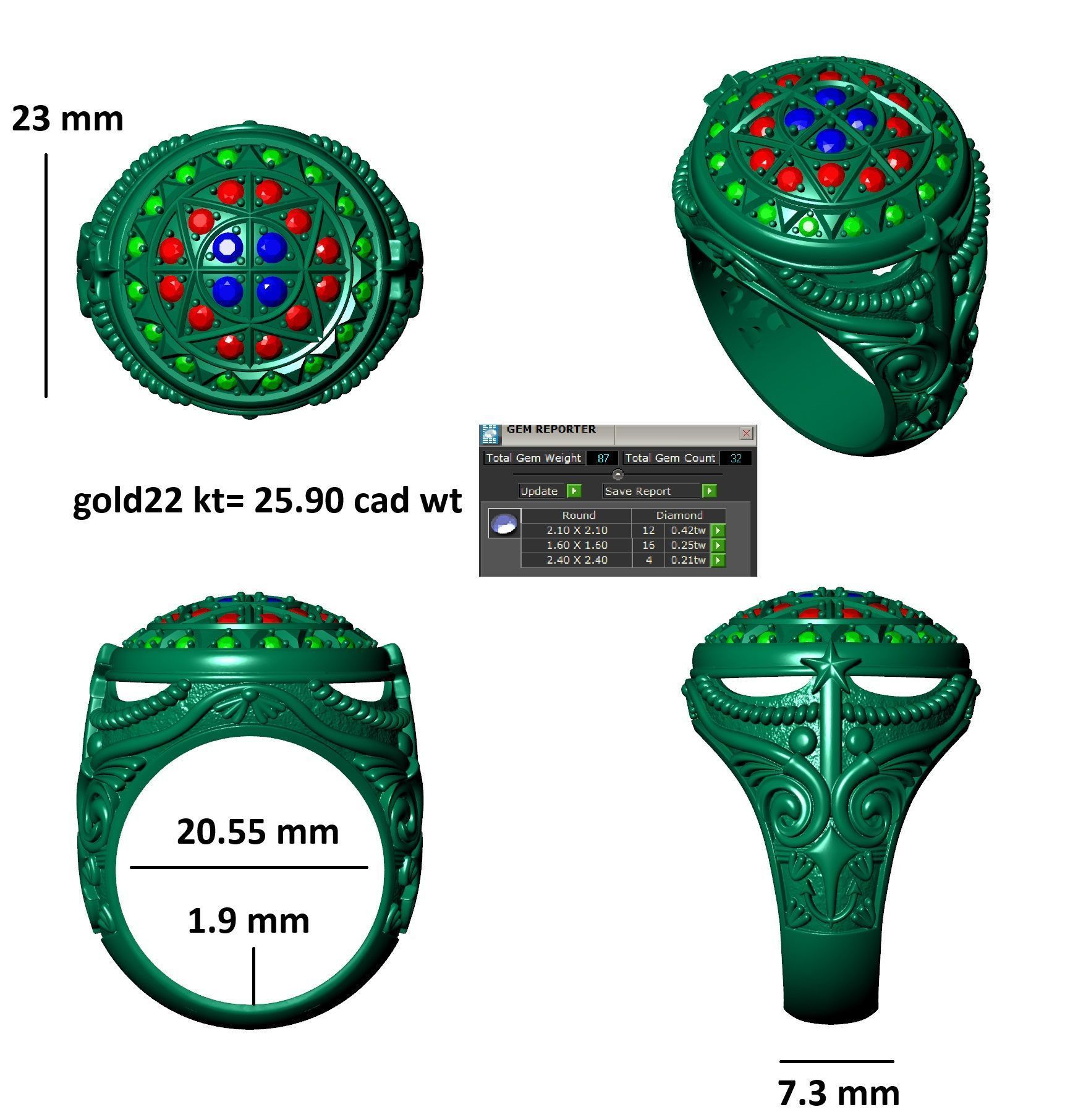 ROSETAS 01 3D print model_10