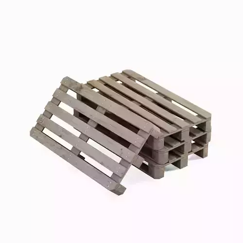 Wooden Pallet 01 3D model