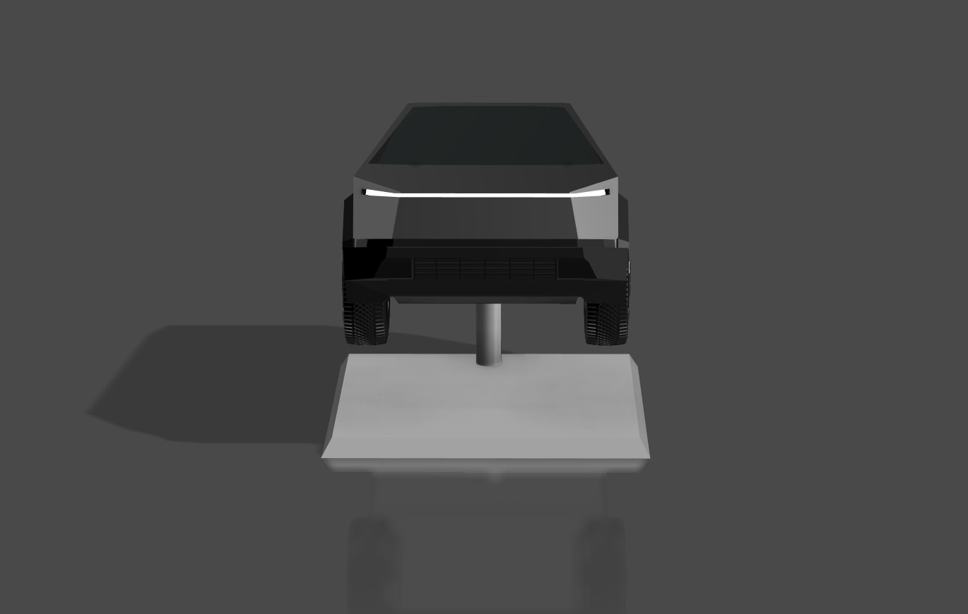 Tesla Cyber Truck pla model figure 3D print model_3