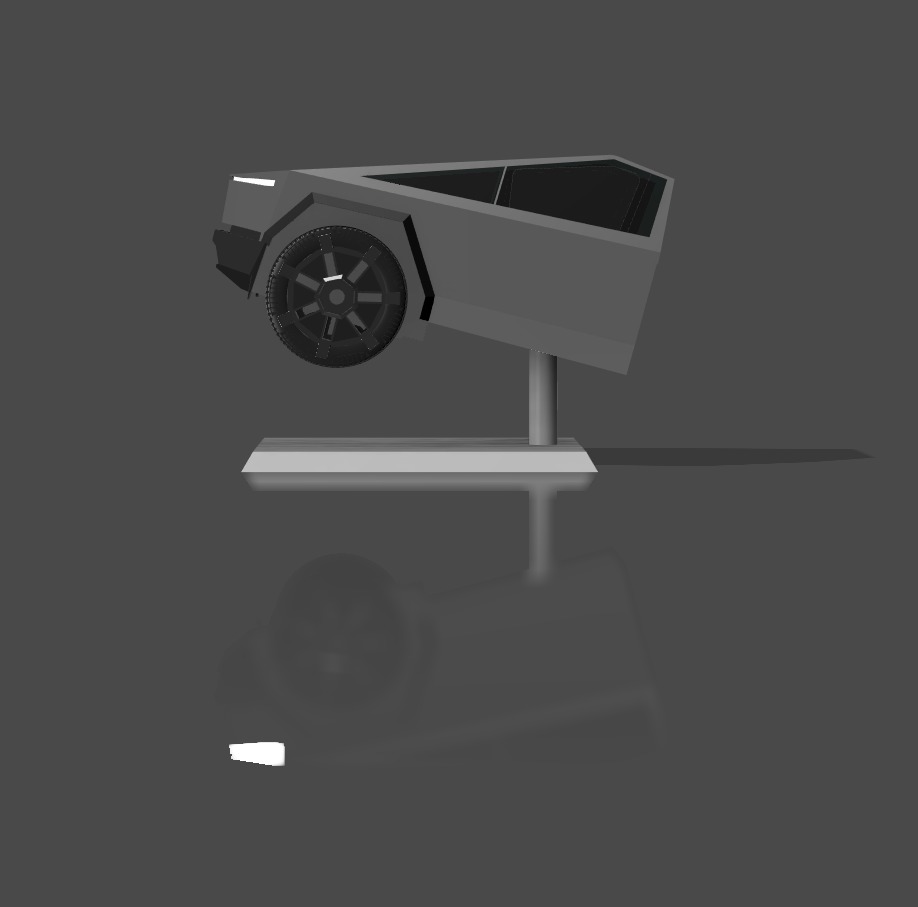 Tesla Cyber Truck pla model figure 3D print model_4