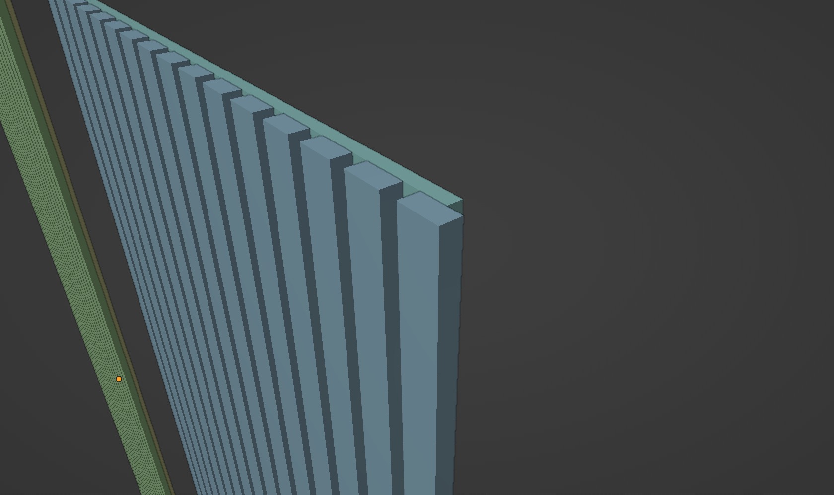 Acoustic wall panels oak Low-poly 3D model_8