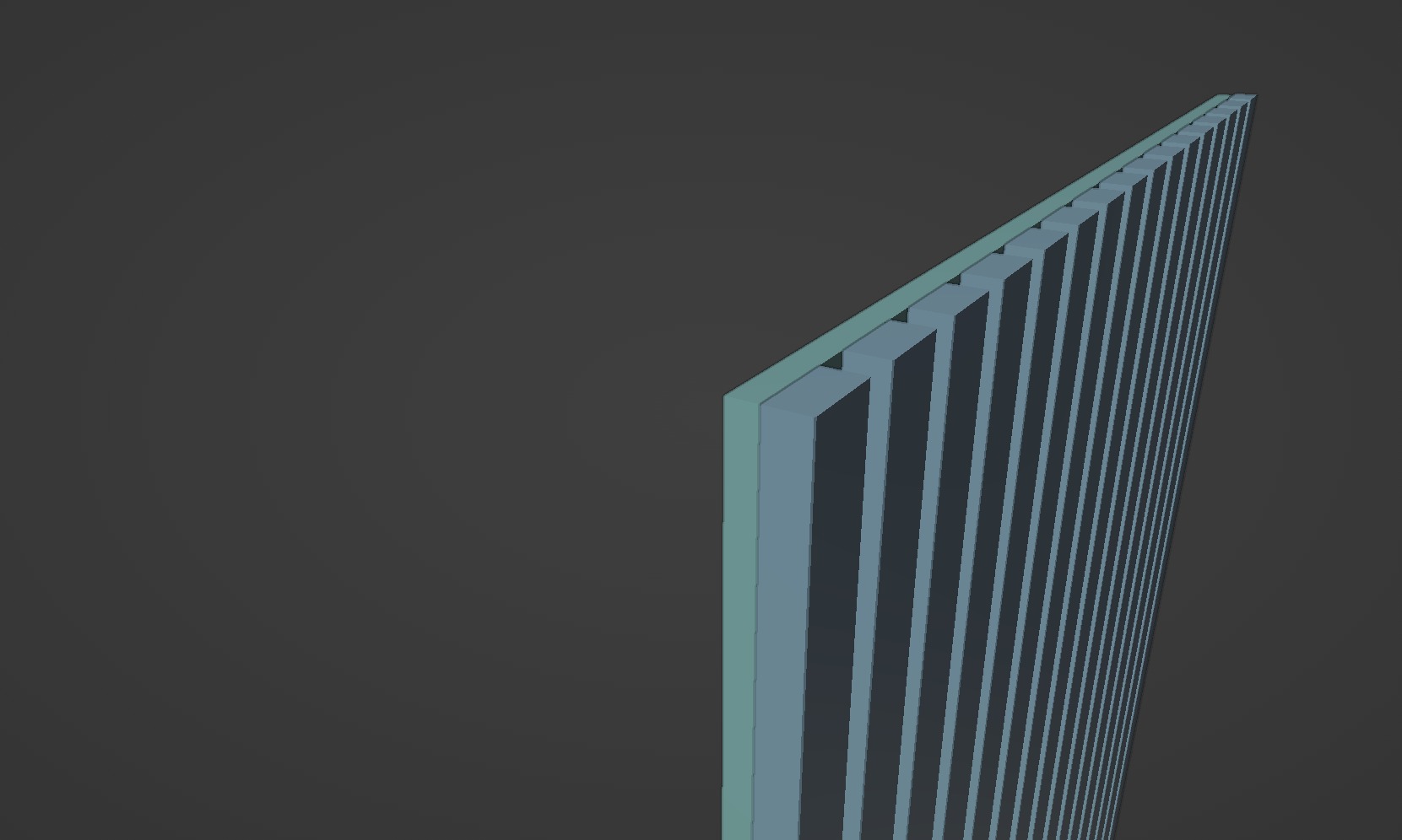 Acoustic wall panels oak Low-poly 3D model_9