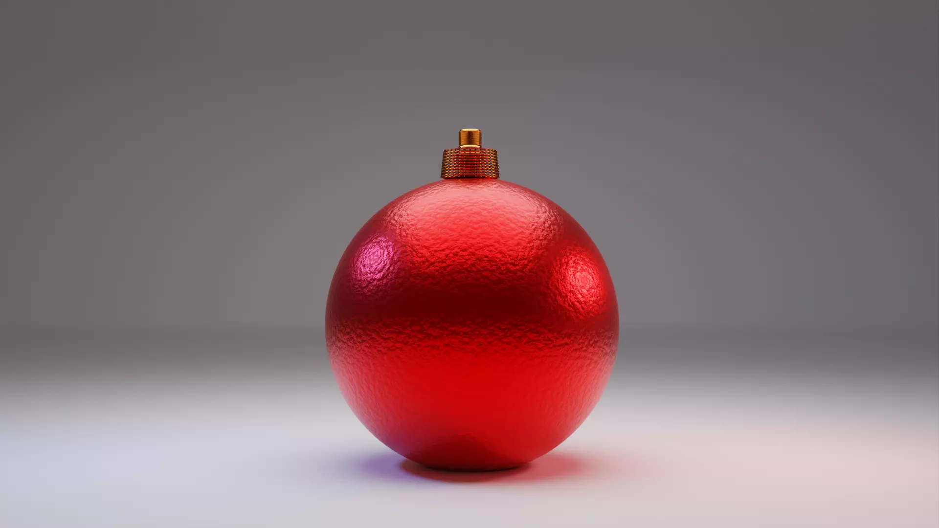 Christmas ball Low-poly 3D model_0