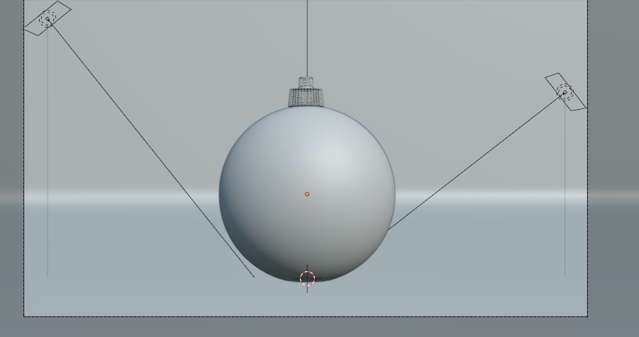 Christmas ball Low-poly 3D model_1