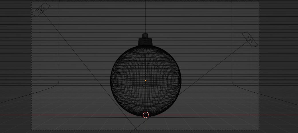 Christmas ball Low-poly 3D model_2