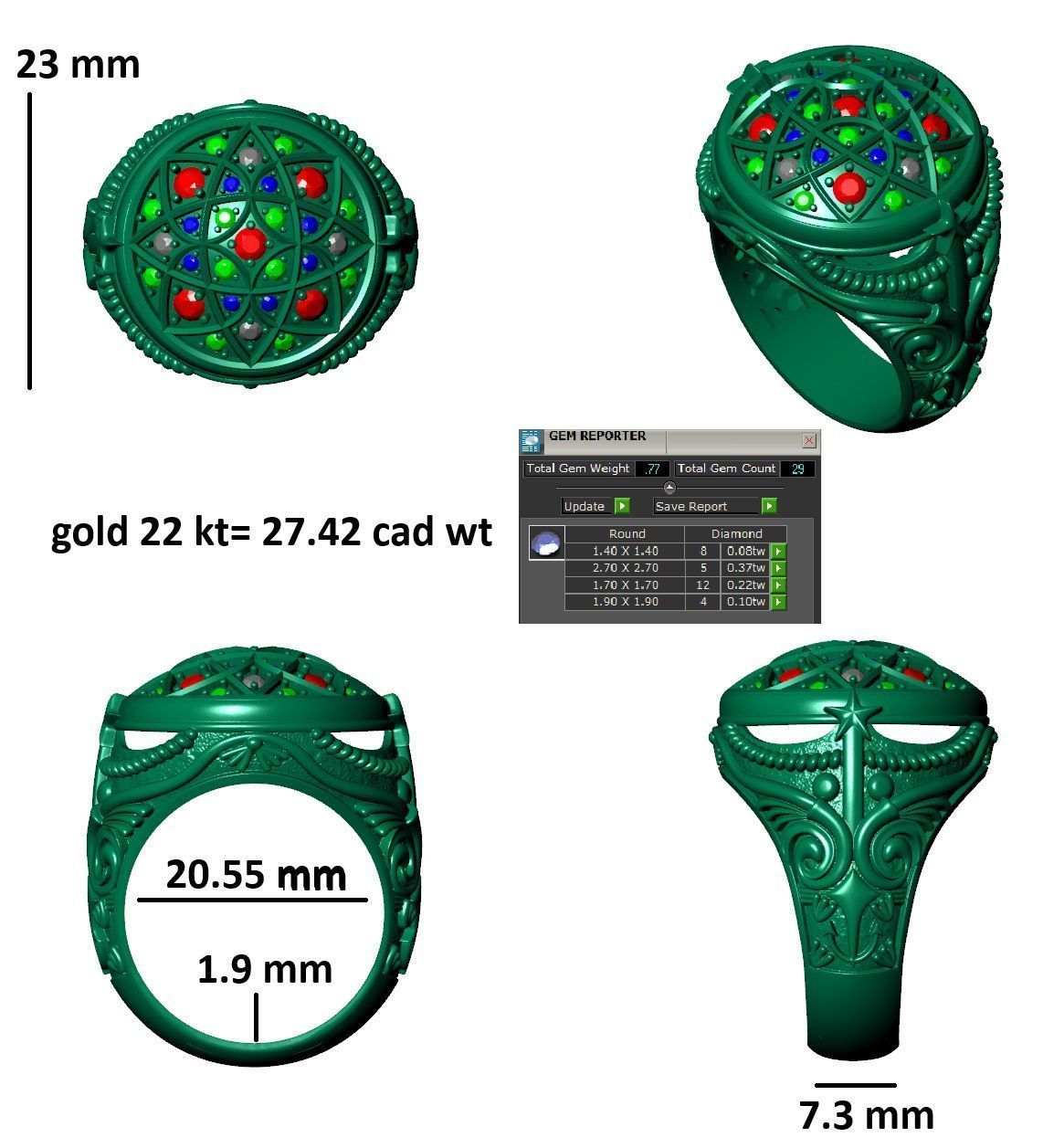 ROSETAS 02 3D print model_10