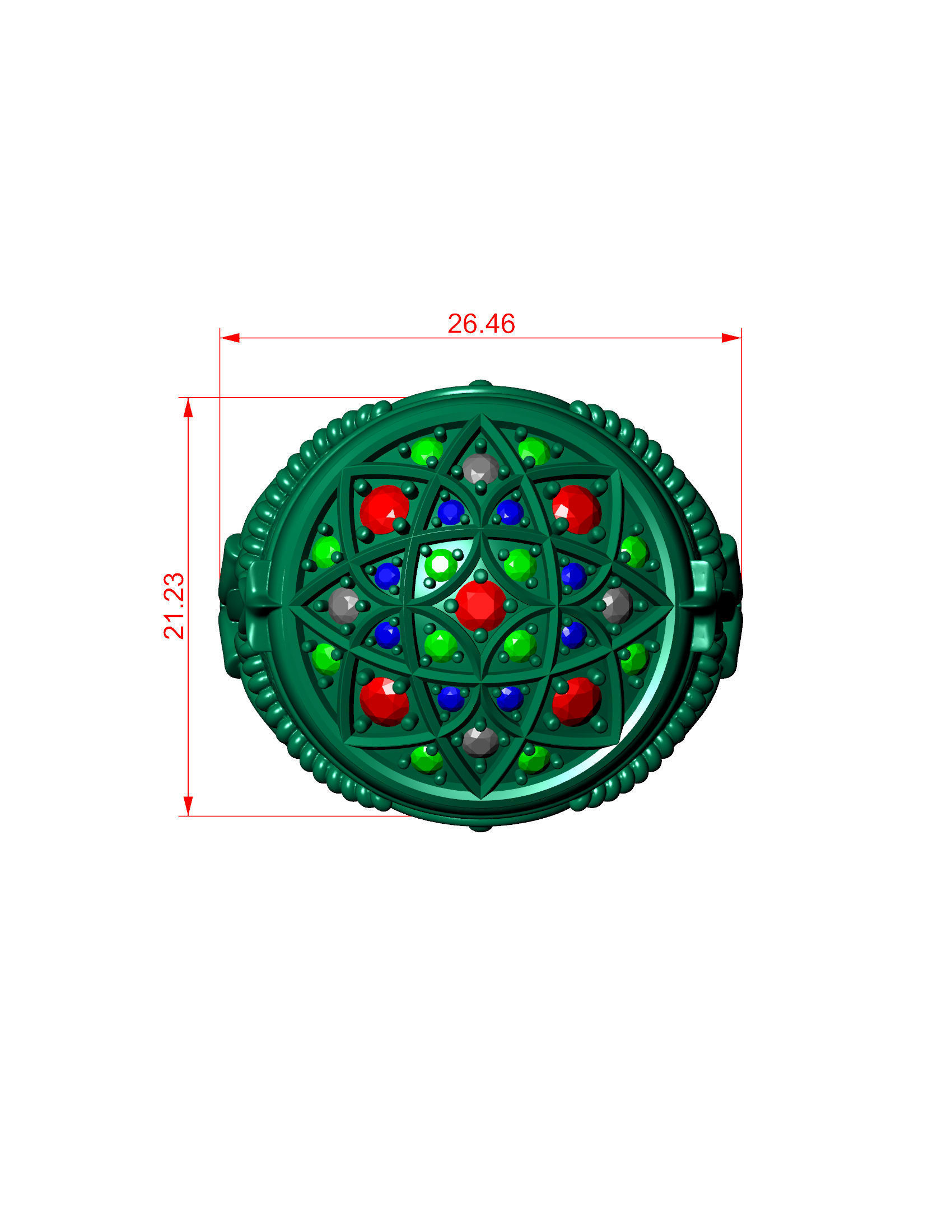 ROSETAS 02 3D print model_16