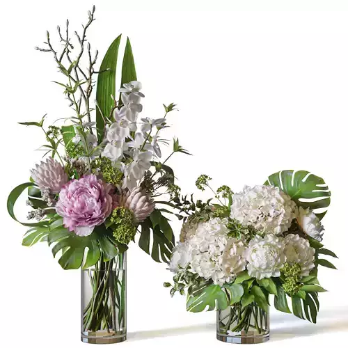 Flower Set 078 Tropical bouquet