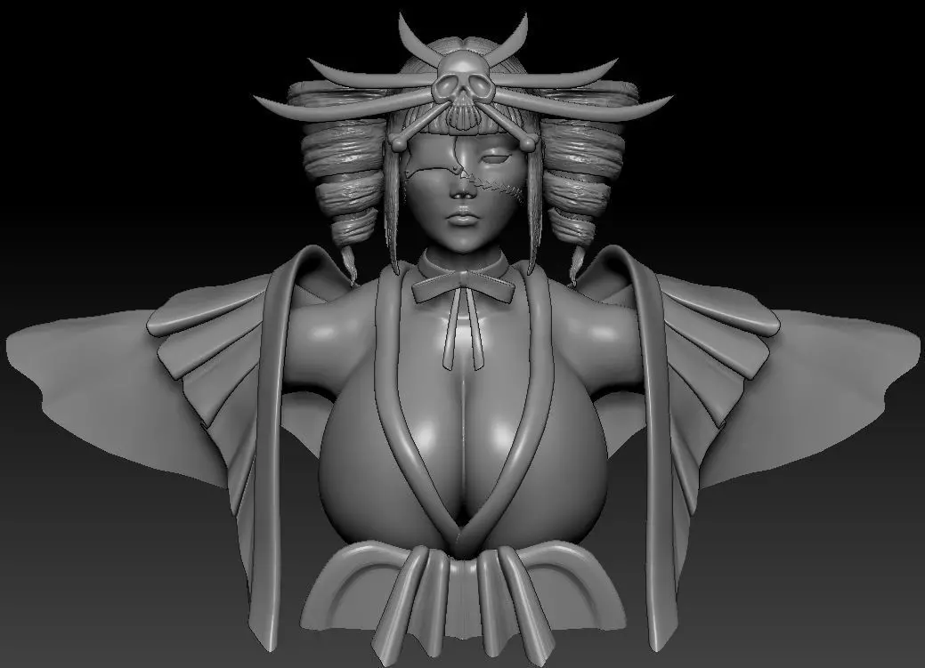 Katen Kyokotsu Spirit form Wall Decoration 3D print model