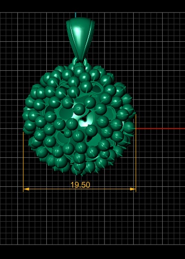 GOLDEN BUBBLE STYLE LOCKET SET 3D PRINTABLE MODEL 3D print model_5