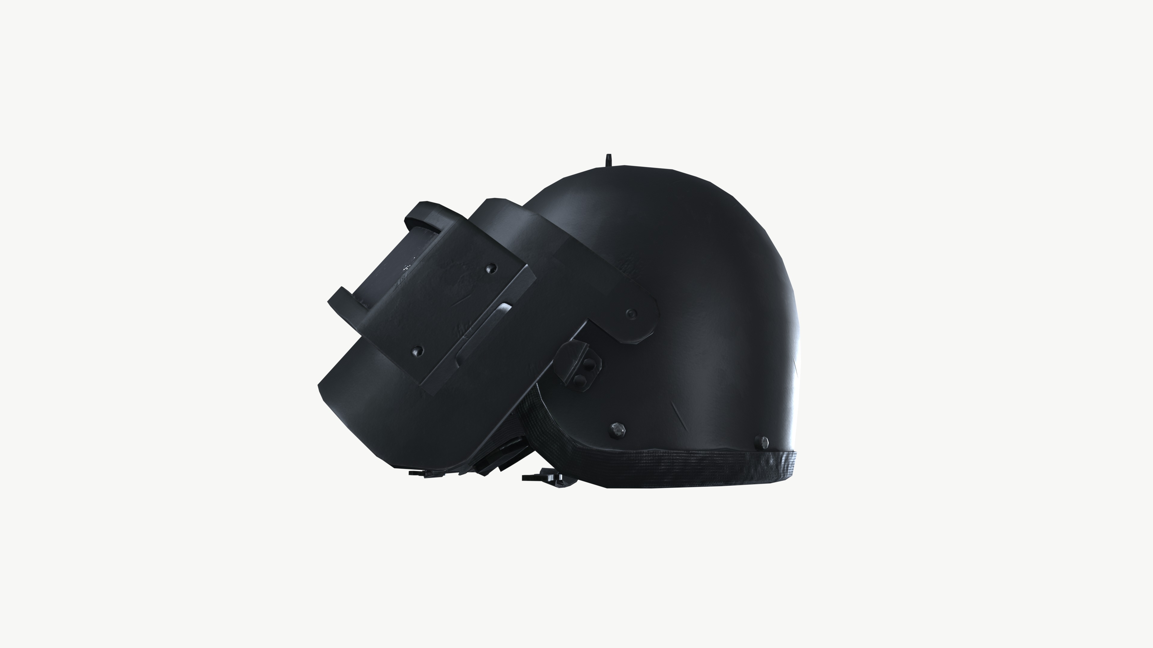 Combact Helmet 3D model_4